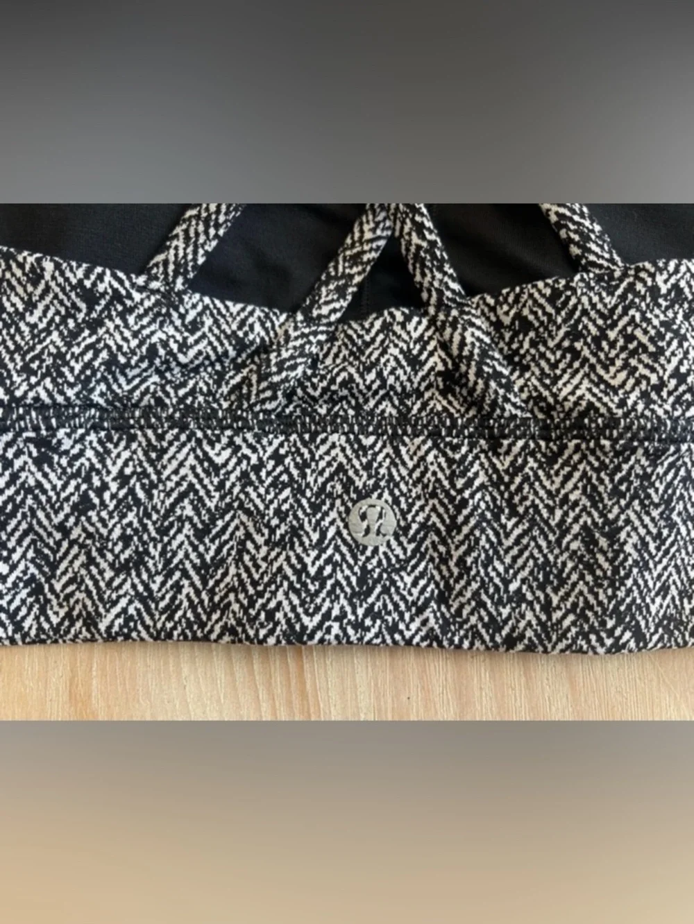 Lululemon Longline Energy bra Herringbone size 6